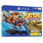 Pack PS4 1 To Noire + Crash Team Racing + 2ème manette DualShock 4 Noire V2