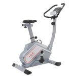 ISE Vélo d’appartement Magnétique, Vélo statique compact 8 niveaux de résistance réglables,Masse d'inertie 12 Kg