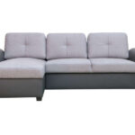 Canapé d'angle convertible 4 places ROAN Coloris gris
