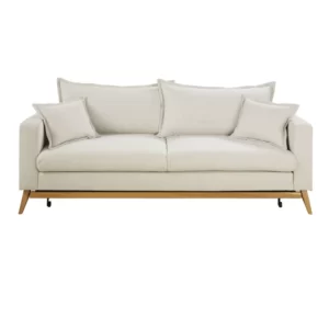 DUKE Canapé convertible 3 places beige